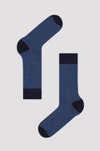 Load image into Gallery viewer, Men Navy Stripe 3 In Pack Κάλτσα
